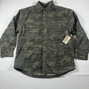 NWT OUTDOOR LIFE HUNTING FLEECED JACKET LARGE CAMOUFLAGE
